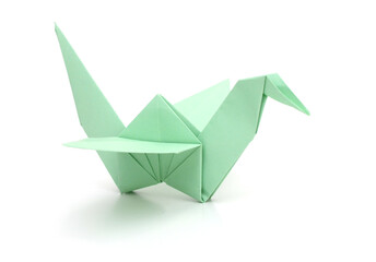 origami paper bird