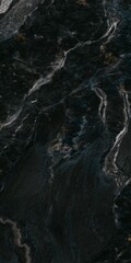 Obraz na płótnie Canvas natural black emperador marble texture background with golden veins, exotic limestone ceramic tile slice mineral marbel stone pattern, modern onyx brown breccia rustic matt italian quartzite granite.