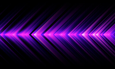Abstract purple arrow light direction pattern design modern futuristic technology background vector