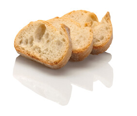 slices of baguette bread - 501754072