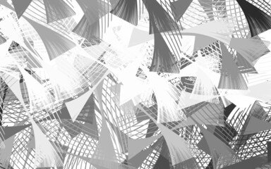 Light Gray vector pattern with random forms.