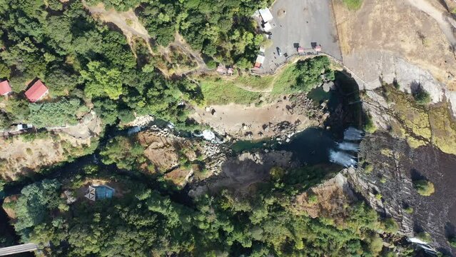Laja Fälle in Chile aus der Luft | Luftbildaufnahmen von den Laja Falls in Chile