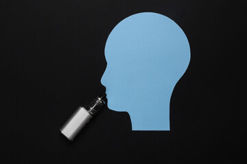 Bad habits. The effect of smoking a vaping device on the human brain