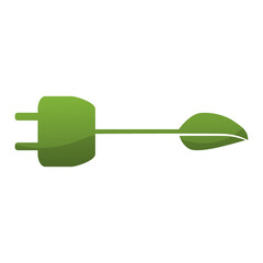 Ecology green energy icon design, vector illustration