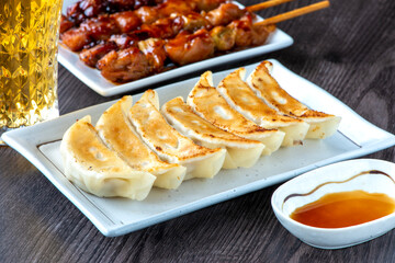 餃子と焼き鳥
