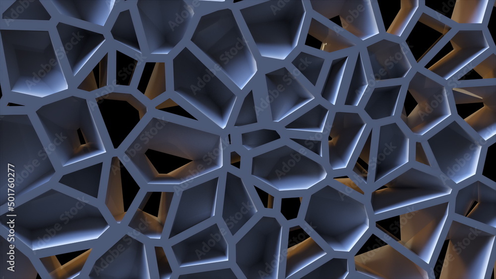Poster 3d cells. computer generated 3d render