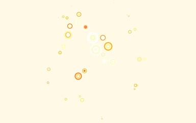 Light Red, Yellow vector layout with circle shapes.