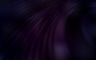 Fototapeta premium Dark Purple vector background with wry lines.