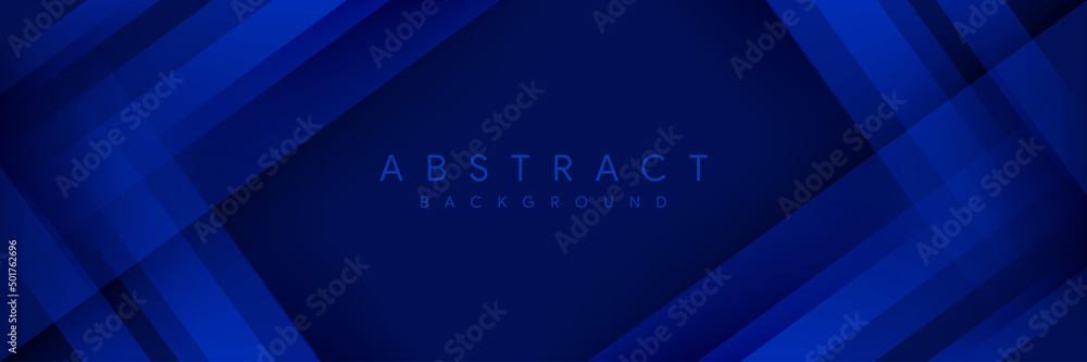 Poster bright blue dynamic abstract vector background with soft shadow diagonal lines business presentation