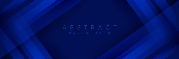 Bright blue dynamic abstract vector background with soft shadow diagonal lines business presentation banner sale event night party