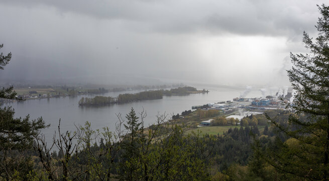 fog over the river