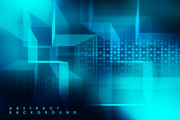 2d illustration abstract technology background concept
