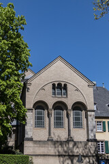 Romanesque church St. Maria im Kapitol (St. Mary’s in the Capitol) is located on site of ancient Roman Capitoline temple. Present church was built in XI century. Cologne, Germany.