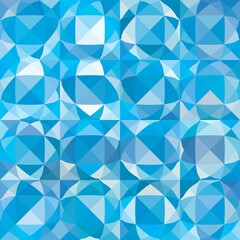 Seamless pattern abstract blue colors texture triangles squares and circles give you great feeling at first sight multiuse background or gift wrapper or website design zoom element vector illustration