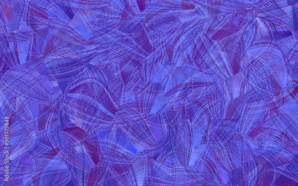 Poster light blue, red vector texture with abstract forms.