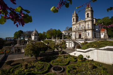 The UNESCO World Heritage Church of Bom Jesus in Braga, Portugal.