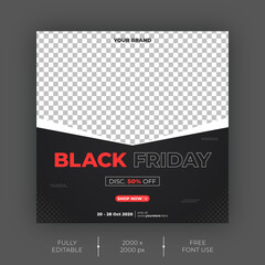 Black Friday Social Media Post Template