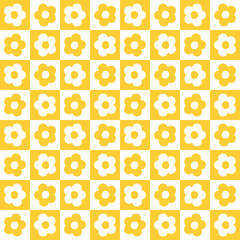 Flower Pattern, Daisy Pattern, Daisy Texture, Flower Background, Daisy Background, Abstract Blossom, Flower Bloom, Spring Flowers, Wallpaper, Floral Design, Flower Set, Vector Illustration Background	