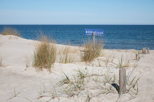 Sand dunes at the Baltic Sea, Germany