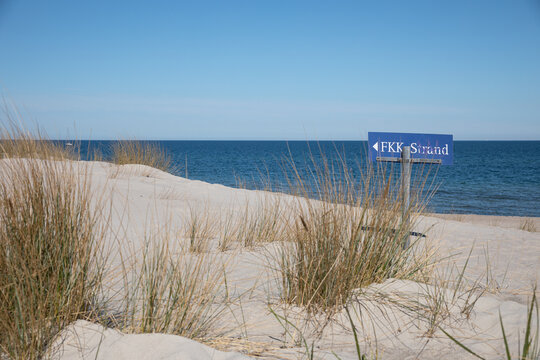 Sand dunes at the Baltic Sea, Germany