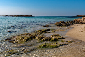 Der Strand von Nissi in Ayia Napa, Famagusta auf Zypern