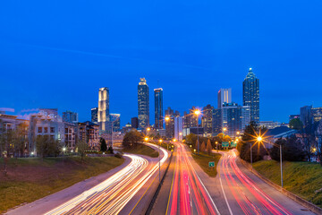 Highway Light Trails 