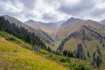 landscape in the mountains