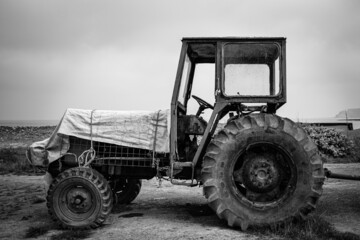 old tractor