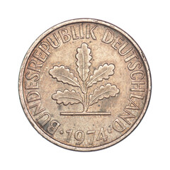 Germany 5 pfennigs, 1974