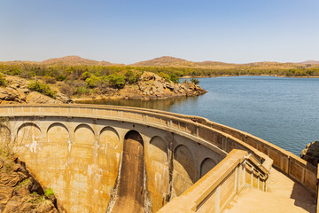 Sunny view of Quanah Parker Dam