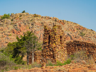 Sunny view of The Holy City of the Wichitas