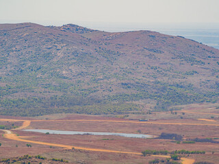 High angle view of the Medicine Park area