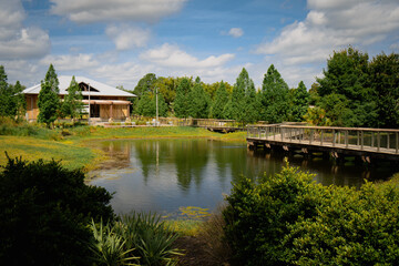 Lake at Reiter community park in Longwood, a suburb of Metro Orlando in Florida