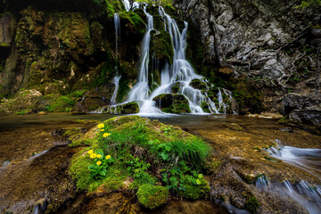 Fototapeta premium Beusnita III waterfall, Romania