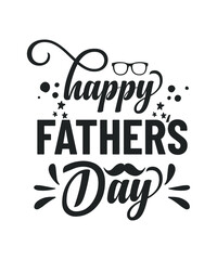Happy father's day logo tshirt design