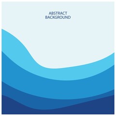 Abstract Water wave design background