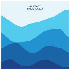 Abstract Water wave design background