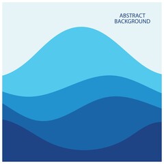 Abstract Water wave design background
