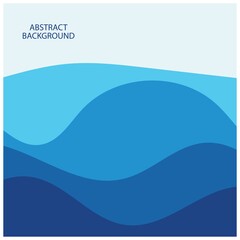 Abstract Water wave design background