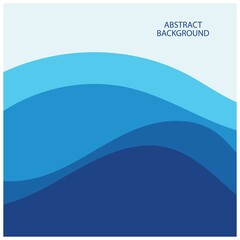 Abstract Water wave design background