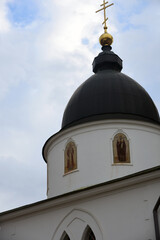 Kremlin in Dmitrov town, Russia. Color photo	