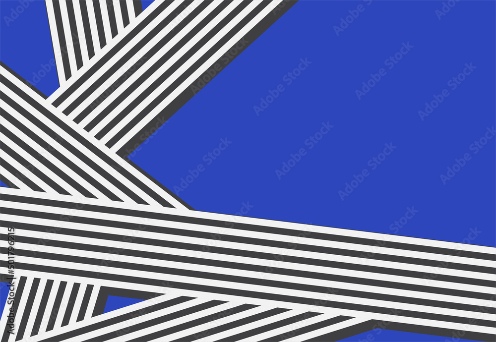 Leinwandbilder simple background with colorful abstract striped lines pattern and with some copy space area