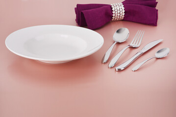 restaraunt silverware set fork spoon knife