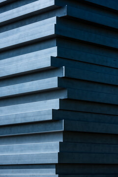 Tj?rn, Sweden - August 19 2021: Pale Stack By Sean Scully At Pilane Sculpture Park.