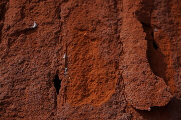 Alte rote verwitterter Backsteinfläche