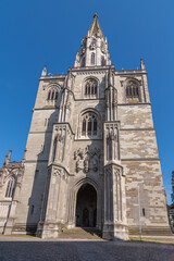 Fototapeta na wymiar The catholic church cathedral Münster in Konstanz, Constance, Germany, Europe