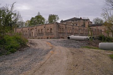 Housing construction on a building site Halle an der Saale