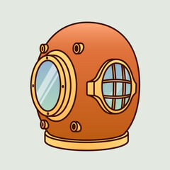 Old diving suit