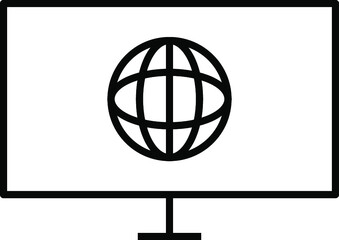 Unique Line Black Icon