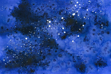 Abstract watercolor space background